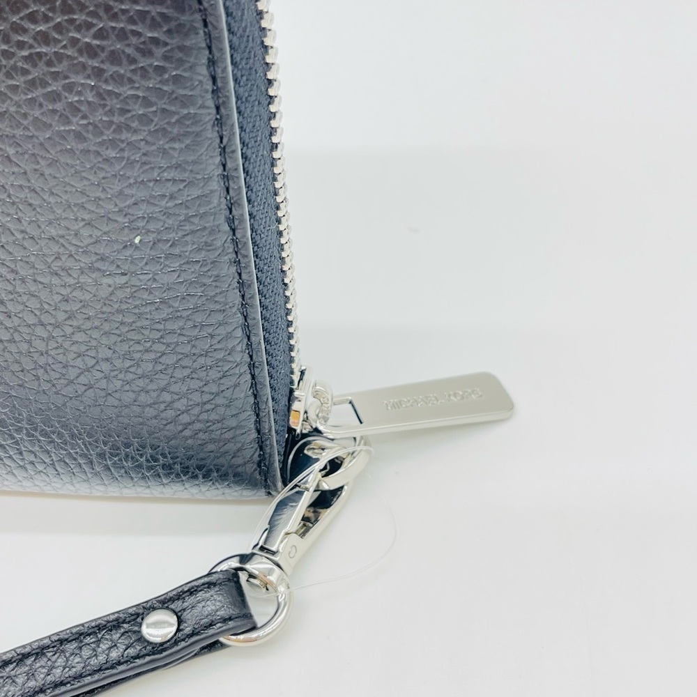 Michael Kors Large Continental Wallet Wristlet Black - Picture 7 of 8